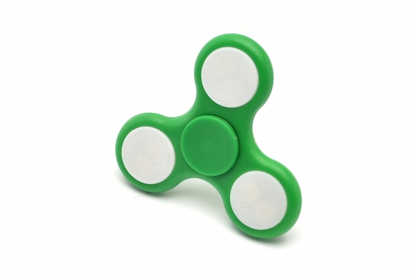Spinner ( Спиннер ) светящийся антистресс зеленый
