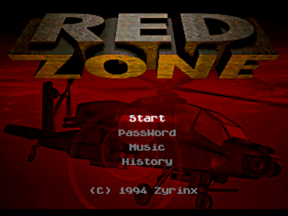 картридж (кассета) на SEGA (сега)  Red Zone (Вертолеты)