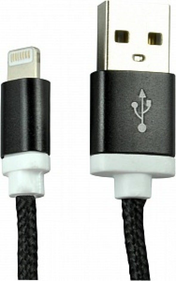 Кабель iphone 5 RITMIX RCC-321, черный