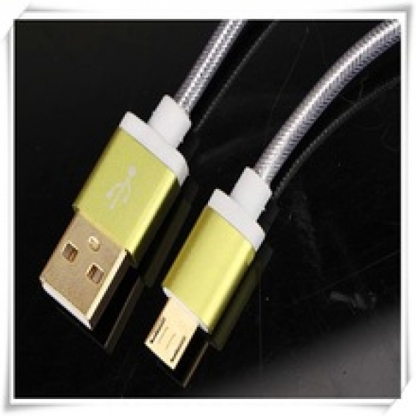 кабель iPhone 5 (айфон 5) Earldom в металлической оплетке